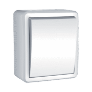 ΜΟΝΟΣ ΔΙΑΚΟΠΤΗΣ ΑΠΛΟΣ IP44 ΛΕΥΚΟΣ