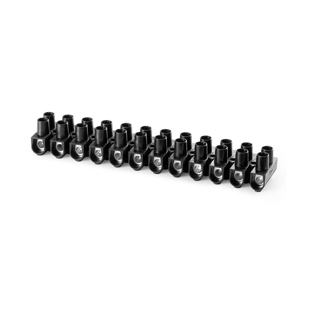 22412217-3 TERMINAL BLOCK 6MM2 HF 125°C PA6, BLACK - Image 1