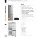 Elmark EL-403R Ψυγείο/Καταψύκτης Combi No Frost 310L Inox Ύψους 1.88m (Produced for ELMARK by Midea) - Image 2