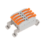 TERMINAL BLOCK FOR DIN RAIL 4 INPUT/4 OUTPUT 4.00M