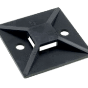 ΑΥΤΟΚΟΛΛΗΤΕΣ ΒΑΣΕΙΣ ΓΙΑ ΔΕΜΑΤΙΚΑ ΚΑΛΩΔΙΩΝ MT-25 ΜΑΥΡΕΣ (ΣΥΣΚΕΥΑΣΙΑ 100ΤΜΧ)