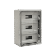 ΠΛΑΣΤΙΚΟΣ ΠΙΝΑΚΑΣ ABS PP 3116 45 ΘΕΣΕΩΝ IP 65 - ΔΙΑΦΑΝΗ ΠΟΡΤΑ