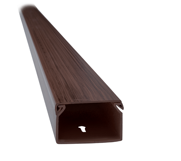 5621212DW-2 2M. 12X12 ΠΛΑΣΤΙΚΟ ΚΑΝΑΛΙ CT2 ΣΚΟΥΡΗ ΚΑΡΥΔΙΑ - Image 1