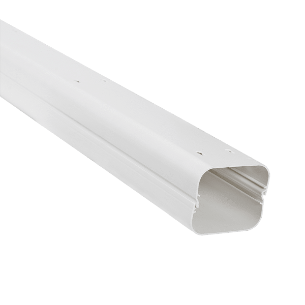 5627560-4 2m ΠΛΑΣΤΙΚΟ ΚΑΝΑΛΙ ΚΛΙΜΑΤΙΣΜΟΥ 75X60mm - Image 1