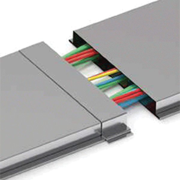 570010-2 ΚΟΝΕΚΤΟΡΑΣ ΓΙΑ ΜΕΤΑΛΛΙΚΑ ΚΑΝΑΛΙΑ ΚΑΛΩΔΙΩΝ H:30 W:80 T:1.2 - Image 1