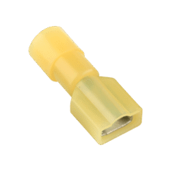 ΑΚΡΟΔΕΚΤΕΣ ΚΑΛΩΔΙΩΝ ΘΗΛΥΚΟΙ FDFNY 5.5-250 ΚΙΤΡΙΝΟ (ΣΥΣΚΕΥΑΣΙΑ 100 ΤΜΧ)