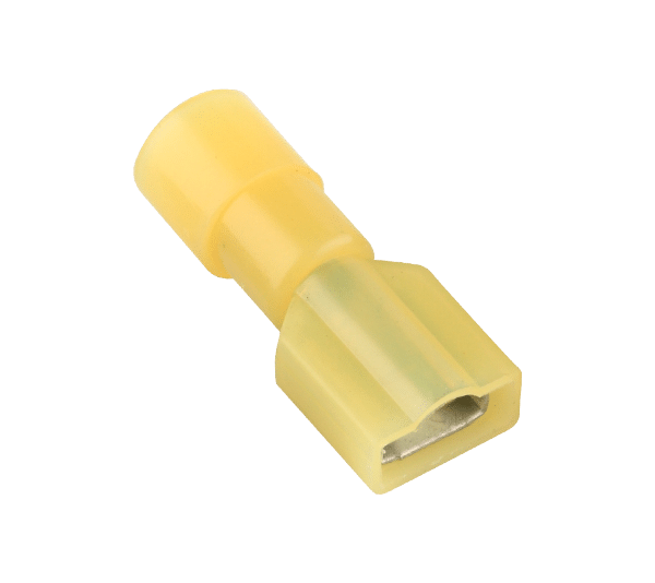 59244-2 ΑΚΡΟΔΕΚΤΕΣ ΚΑΛΩΔΙΩΝ ΘΗΛΥΚΟΙ FDFNY 5.5-250 ΚΙΤΡΙΝΟ (ΣΥΣΚΕΥΑΣΙΑ 100 ΤΜΧ) - Image 1