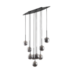 TK LIGHTING CHANDELIER ESTERA 6148 9XG9 BLACK