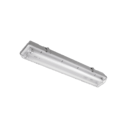 Elmark Κενό Φωτιστικό BELLA LED 2x1200mm IP65 – Grey (89087)