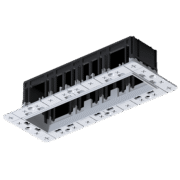 MODENA 4 MODULE RECESSED BOX WITHOUT FRAME