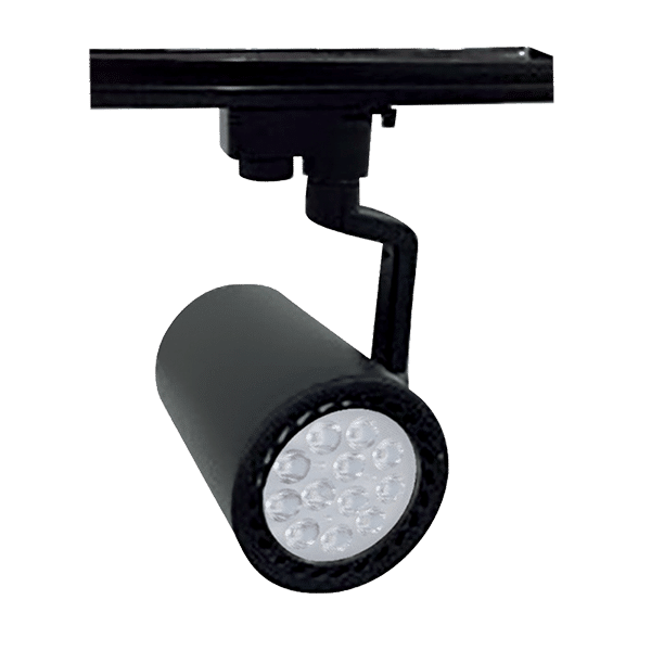 94SKY4540 SKY TL808 LED ΣΠΟΤ ΡΑΓΑΣ 15W 4000K 4-ΓΡΑΜΜΩΝ ΜΑΥΡΟ - Image 1