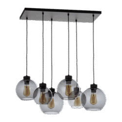 ALTHEA ΚΡΕΜΑΣΤΟ ΦΩΤΙΣΤΙΚΟ 6XE27 ΜΑΥΡΟ