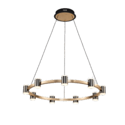 AXEL LED ΠΟΛΥΦΩΤΟ 72W 3000K ΜΑΥΡΟ/ΧΡΥΣΟ