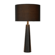 CAREN ΕΠΙΤΡΑΠΕΖΙΟ ΦΩΤΙΣΤΙΚΟ 1XE27 ΜΑΥΡΟ