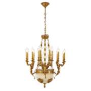 Charles Πολύφωτο 19XE14 Ορείχαλκος/Νεφρίτης