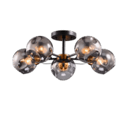 ELLARIA ΠΟΛΥΦΩΤΟ 5XE27 ΜΑΥΡΟ/ΧΡΥΣΟ ΑΝΤΙΚΕ