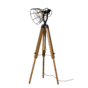 ETHEL ΕΠΙΔΑΠΕΔΙΟ ΦΩΤΙΣΤΙΚΟ 1XE27 ΜΑΥΡΟ/ΞΥΛΟ