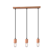 FIONA ΚΡΕΜΑΣΤΟ ΦΩΤΙΣΤΙΚΟ 3XE27 ΞΥΛΟ