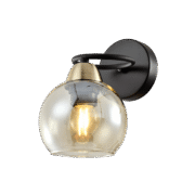 JAY ΑΠΛΙΚΑ 1XE27 ΜΑΥΡΟ/ΜΠΡΟΝΖΕ