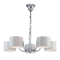 MELODY ΠΟΛΥΦΩΤΟ 5XE27 ΛΕΥΚΟ/ΧΡΩΜΙΟ