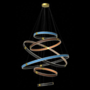 Elmark PRESTIGE Κρεμαστό Φωτιστικό LED 390W 3000K Multicoloured (955PRESTIGE39030MC)