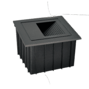 GRF011 LED 2W 4000K IP65 ΜΑΥΡΟ