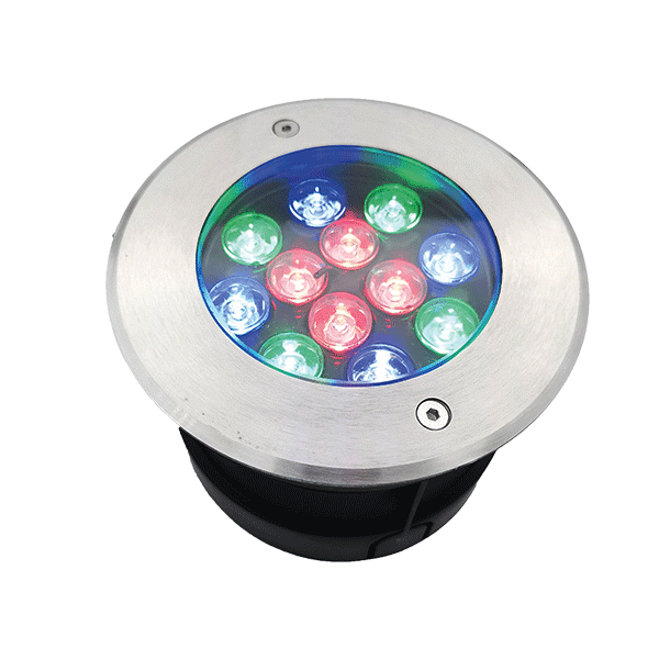 96UW12RGB LED ΥΠΟΒΡΥΧΙΟ ΦΩΤΙΣΤΙΚΟ 12W RGB, IP68 ΜΕ ΧΕΙΡΙΣΤΗΡΙΟ - Image 1