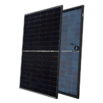 BIFACIAL MONOCRYSTALLINE HALF-CUT SOLAR PANEL N-TYPE TOPCON 430W, BLACK 22% + 18% EFFICEIENCY