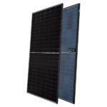 BIFACIAL MONOCRYSTALLINE HALF-CUT SOLAR PANEL N-TYPE TOPCON 580W, BLACK 22,45% + 18% EFFICEIENCY