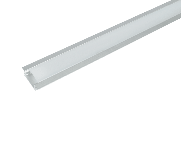 99ACC11 ELM718/2-1000 ΠΡΟΦΙΛ ΑΛΟΥΜΙΝΙΟΥ ΓΙΑ LED ΤΑΙΝΙΑ ΜΕ ΜΑΤ ΑΝΑΚΛΑΣΤΗΡΑ 1M - Image 1