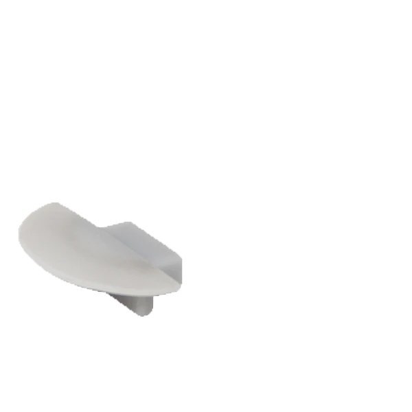 99ACC87ECCRSI EL-87ECCR END CAP FOR PROFILE EL-87CR SILVER, SET - Image 1