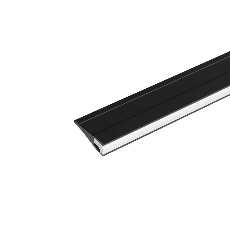 99ACC92CRBL EL-92CR SHELF PROFILE FOR LED STRIP 2.5M, BLACK - Image 1