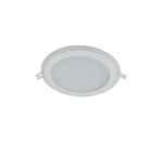 LED ΠΑΝΕΛ ΣΤΡΟΓΓΥΛΟ ΜΕ ΓΥΑΛΙ 18W 2700K