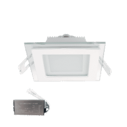 LED ΠΑΝΕΛ ΤΕΤΡΑΓΩΝΟ ΜΕ ΓΥΑΛΙ 18W 4000K+ ΚΙΤ ΑΣΦΑΛΕΙΑΣ