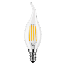 DIMMABLE LED FILAMENT LAMP FLAME 5W E14 2700K