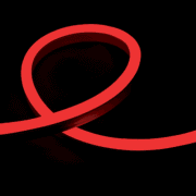 LED Neon Flex Elmark 12W/M 24V IP65 Κόκκινο