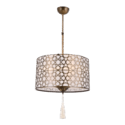 ERBA ΚΡΕΜΑΣΤΟ ΦΩΤΙΣΤΙΚΟ 3XE27 ΧΡΥΣΟ ΑΝΤΙΚΕ