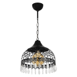 EBRULI ΚΡΕΜΑΣΤΟ ΦΩΤΙΣΤΙΚΟ 1XE27 ΜΑΥΡΟ