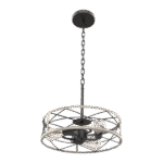 EMMA ΚΡΕΜΑΣΤΟ ΦΩΤΙΣΤΙΚΟ 3XE27 ΜΑΥΡΟ MAT/ΛΕΥΚΟ - Image 2