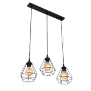 HEIDI ΚΡΕΜΑΣΤΟ ΦΩΤΙΣΤΙΚΟ 3XE27 ΜΑΥΡΟ