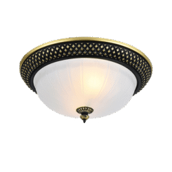 PETRA M ΠΛΑΦΟΝΙΕΡΑ 2XE27 380mm ΜΑΥΡΟ