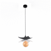 ROBBY ΚΡΕΜΑΣΤΟ ΦΩΤΙΣΤΙΚΟ 1ХЕ27 ΜΑΥΡΟ/ΛΕΥΚΟ