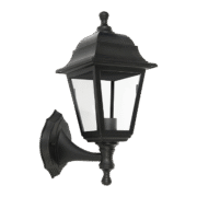 KEVIN ΦΑΝΑΡΙ ΠΡΟΣ ΤΑ ΠΑΝΩ  1XE27 ΜΑΥΡΟ IP44