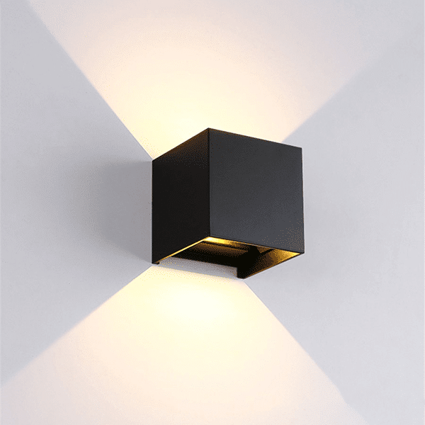 BL-794 LED ΑΠΛΙΚΑ ΤΕΤΡΑΓΩΝΗ 2X5W 4000K IP54 ΜΑΥΡΗ - Image 1