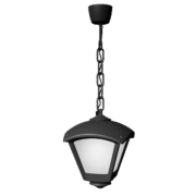 DARIO 250 GARDEN HANGING LAMP 1XE27 IP55 BLACK