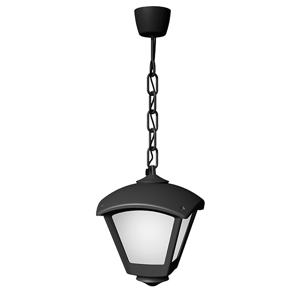 BL-812 DARIO 250 GARDEN HANGING LAMP 1XE27 IP55 BLACK - Image 1