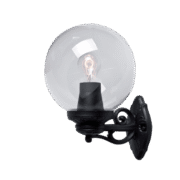 GLOBE 250 ΦΑΝΑΡΙ ΠΡΟΣ ΤΑ ΚΑΤΩ 1XE27 IP55 ΜΑΥΡΟ