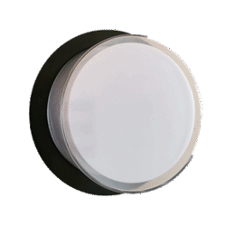 GRF342 LED ΑΠΛΙΚΑ 12W 4000K IP44 ΜΑΥΡΗ