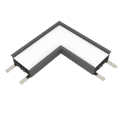 L-ΚΟΝΕΚΤΟΡΑΣ ΓΙΑ ΧΩΝΕΥΤΟ ΠΡΟΦΙΛ ELMARK 3000K ΜΑΥΡΟ