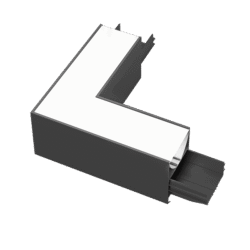 L-ΚΟΝΕΚΤΟΡΑΣ ΓΙΑ ΕΞΩΤΕΡΙΚΟ ΠΡΟΦΙΛ ELMARK 3000K ΜΑΥΡΟ